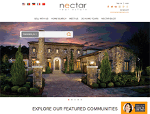 Tablet Screenshot of nectarrealestate.com